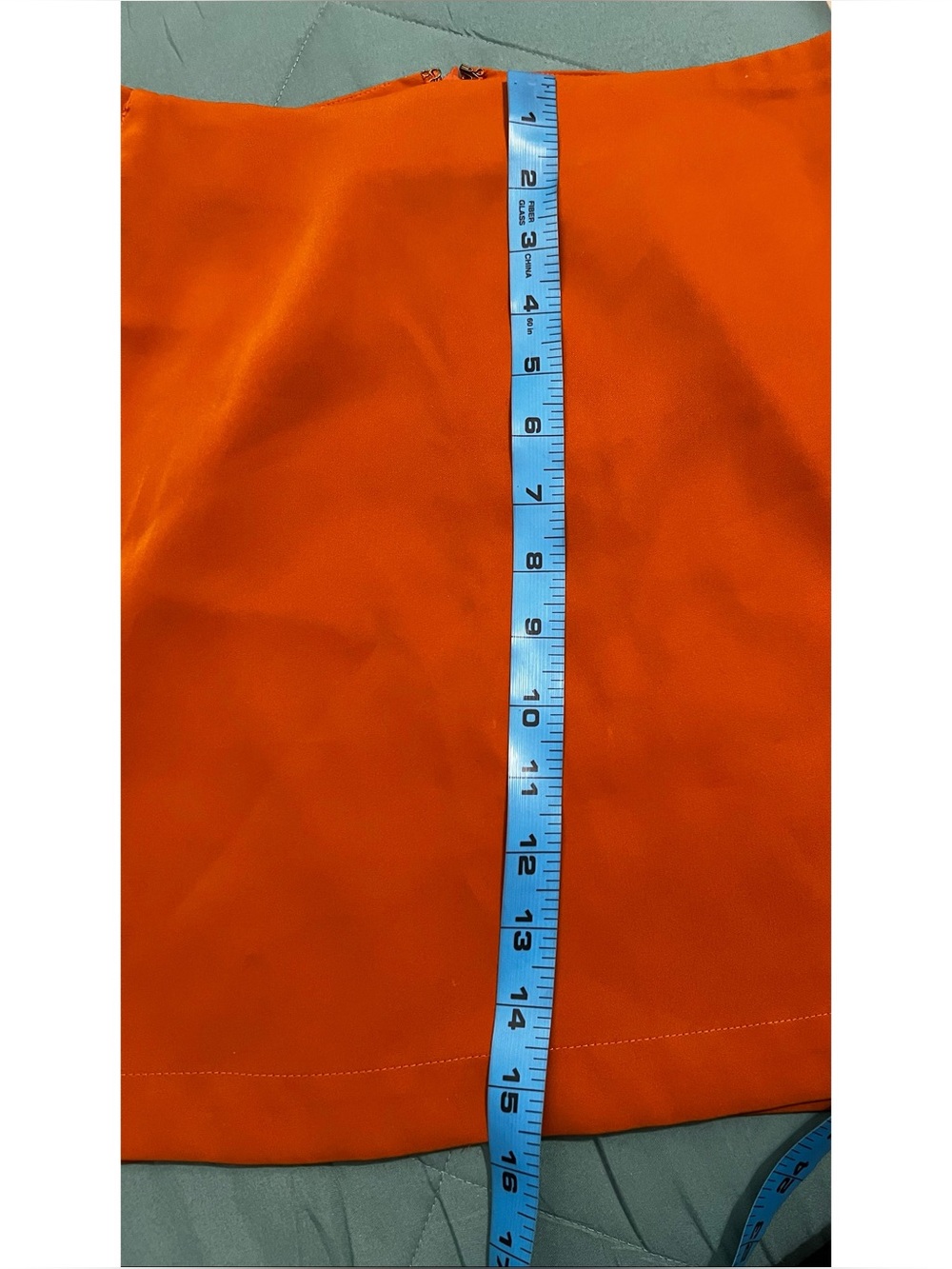 Hours Revolve Womens Skirt Lacey Rust Orange Chain Mini Skirt - Picture 5 of 6
